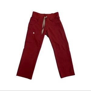 Figs Kade Burgundy scrub pants